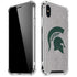 Michigan State University Grey Spartans Logo iPhone XS Max Clear Case